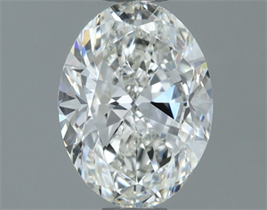 Picture of Natural Diamond 1.30 Carats, Oval with  Cut, G Color, VVS2 Clarity and Certified by IGI