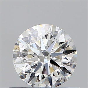 Foto Diamante Natural 0.54 quilates, Redondo , Color H, claridad SI1 y certificado GIA de