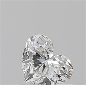 Picture of Natural Diamond 0.52 Carats, Heart with  Cut, I Color, VS1 Clarity and Certified by GIA