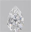 Natural Diamond 1.20 Carats, Pear with  Cut, D Color, VS1 Clarity and Certified by GIA