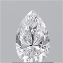 Natural Diamond 0.70 Carats, Pear with  Cut, D Color, VS2 Clarity and Certified by GIA