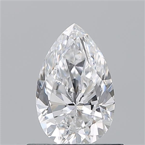 Picture of Natural Diamond 0.70 Carats, Pear with  Cut, D Color, VS2 Clarity and Certified by GIA