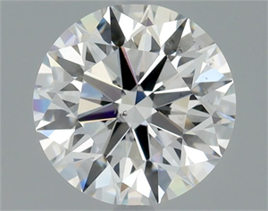 Foto Diamante Natural 1.51 quilates, Redondo , Color F, claridad SI1 y certificado GIA de