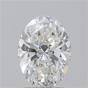 Picture of Natural Diamond 2.01 Carats, Oval with  Cut, G Color, VVS1 Clarity and Certified by GIA
