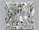 Natural Diamond 1.80 Carats, Princess with  Cut, J Color, VS1 Clarity and Certified by GIA