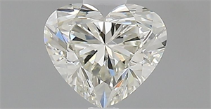 Picture of Natural Diamond 0.52 Carats, Heart with  Cut, I Color, VS1 Clarity and Certified by IGI