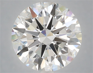 Picture of Lab Grown Diamond 6.01 Carats, Round with Excellent Cut, E Color, VVS2 Clarity and Certified by IGI