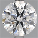 Del inventario de diamantes de laboratorio, 2.13 quilates, Redondo , Color F, claridad VVS2 y certificado IGI