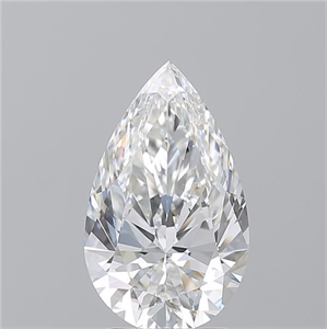 Picture of Natural Diamond 3.03 Carats, Pear with  Cut, F Color, VS2 Clarity and Certified by GIA