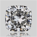 Diamante Natural 0.71 quilates, Del cojín , Color G, claridad IF y certificado GIA
