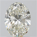 Diamante Natural 1.00 quilates, Ovalado , Color J, claridad SI1 y certificado GIA