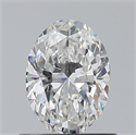 Natural Diamond 0.70 Carats, Oval with  Cut, E Color, VVS2 Clarity and Certified by GIA