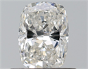 Natural Diamond 0.52 Carats, Cushion with  Cut, H Color, VVS1 Clarity and Certified by GIA