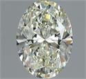 Diamante Natural 0.71 quilates, Ovalado , Color K, claridad VVS1 y certificado GIA
