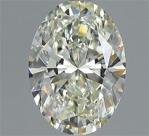 Foto Diamante Natural 0.71 quilates, Ovalado , Color K, claridad VVS1 y certificado GIA de
