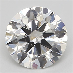 Picture of Natural Diamond 0.72 Carats, Round with Excellent Cut, G Color, SI2 Clarity and Certified by GIA