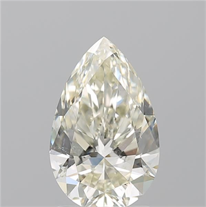 Picture of Natural Diamond 2.03 Carats, Pear with  Cut, L Color, SI1 Clarity and Certified by GIA
