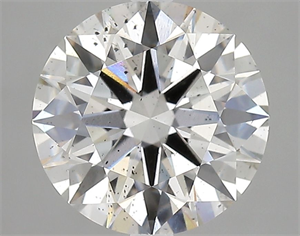 Picture of Lab Grown Diamond 3.56 Carats, Round with Ideal Cut, G Color, SI1 Clarity and Certified by IGI