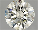 Natural Diamond 0.71 Carats, Round with Excellent Cut, L Color, VVS1 Clarity and Certified by GIA