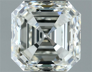 Picture of Natural Diamond 1.00 Carats, Asscher with  Cut, I Color, VVS1 Clarity and Certified by IGI
