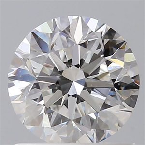 Picture of Natural Diamond 0.90 Carats, Round with Very Good Cut, E Color, SI1 Clarity and Certified by GIA