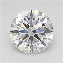 Lab Grown Diamond 2.51 Carats, Round with Ideal Cut, D Color, IF Clarity and Certified by IGI