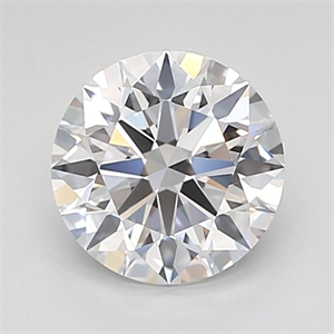 Picture of Lab Grown Diamond 2.51 Carats, Round with Ideal Cut, D Color, IF Clarity and Certified by IGI