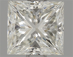 Picture of Natural Diamond 0.80 Carats, Princess with  Cut, I Color, VS1 Clarity and Certified by GIA