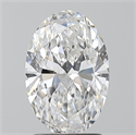Diamante Natural 1.71 quilates, Ovalado , Color E, claridad SI1 y certificado GIA