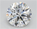 Del inventario de diamantes de laboratorio, 5.61 quilates, Redondo , Color D, claridad VVS2 y certificado GIA