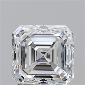 Picture of Natural Diamond 2.01 Carats, Asscher with  Cut, E Color, VVS2 Clarity and Certified by GIA
