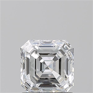 Foto Diamante Natural 1.20 quilates, Asscher , Color E, claridad VS2 y certificado GIA de