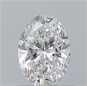 Natural Diamond 0.70 Carats, Oval with  Cut, G Color, SI1 Clarity and Certified by GIA