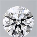 Lab Grown Diamond 2.51 Carats, Round with Ideal Cut, D Color, VS2 Clarity and Certified by IGI