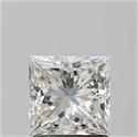 Natural Diamond 1.51 Carats, Princess with  Cut, J Color, VS2 Clarity and Certified by GIA