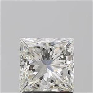 Picture of Natural Diamond 1.51 Carats, Princess with  Cut, J Color, VS2 Clarity and Certified by GIA