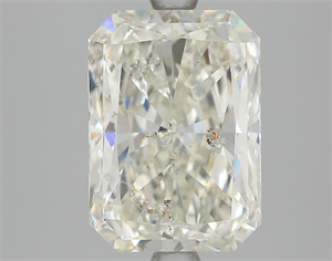 Foto Diamante Natural 4.01 quilates, Radiante , Color I, claridad SI2 y certificado HRD de