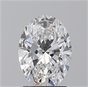 Diamante Natural 1.50 quilates, Ovalado , Color D, claridad VVS1 y certificado GIA