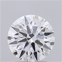 Lab Grown Diamond 1.63 Carats, Round with Ideal Cut, E Color, VVS2 Clarity and Certified by IGI
