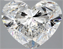 Natural Diamond 3.03 Carats, Heart with  Cut, E Color, SI1 Clarity and Certified by GIA