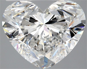 Picture of Natural Diamond 3.03 Carats, Heart with  Cut, E Color, SI1 Clarity and Certified by GIA