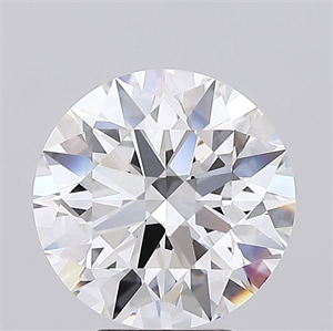 Picture of Lab Grown Diamond 4.74 Carats, Round with Ideal Cut, E Color, IF Clarity and Certified by IGI