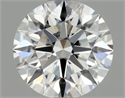 Natural Diamond 0.82 Carats, Round with Excellent Cut, F Color, VVS1 Clarity and Certified by GIA
