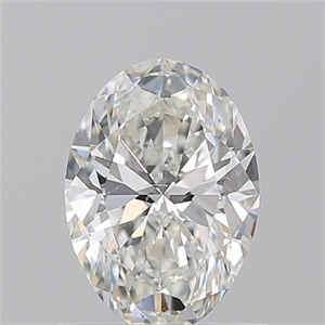 Picture of Natural Diamond 0.92 Carats, Oval with  Cut, I Color, SI1 Clarity and Certified by GIA