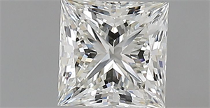 Picture of Natural Diamond 0.70 Carats, Princess with  Cut, J Color, VVS1 Clarity and Certified by GIA