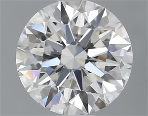 Picture of Lab Grown Diamond 1.10 Carats, Round with Excellent Cut, D Color, VS2 Clarity and Certified by GIA