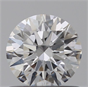 Lab Grown Diamond 0.71 Carats, Round with Ideal Cut, D Color, VVS1 Clarity and Certified by IGI