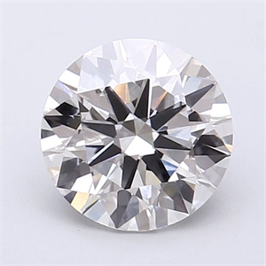 Picture of Lab Grown Diamond 1.75 Carats, Round with Excellent Cut, G Color, VS1 Clarity and Certified by IGI