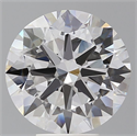 Lab Grown Diamond 6.06 Carats, Round with Excellent Cut, E Color, VVS2 Clarity and Certified by IGI