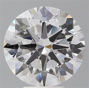 Picture of Lab Grown Diamond 6.06 Carats, Round with Excellent Cut, E Color, VVS2 Clarity and Certified by IGI